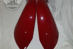 DayMouldingsTM Early Rear Pair Red